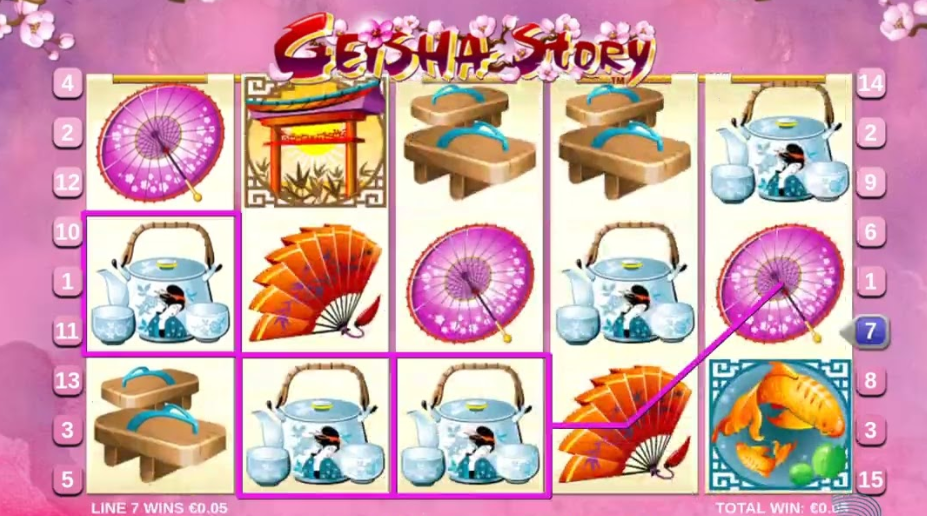 geisha story slot
